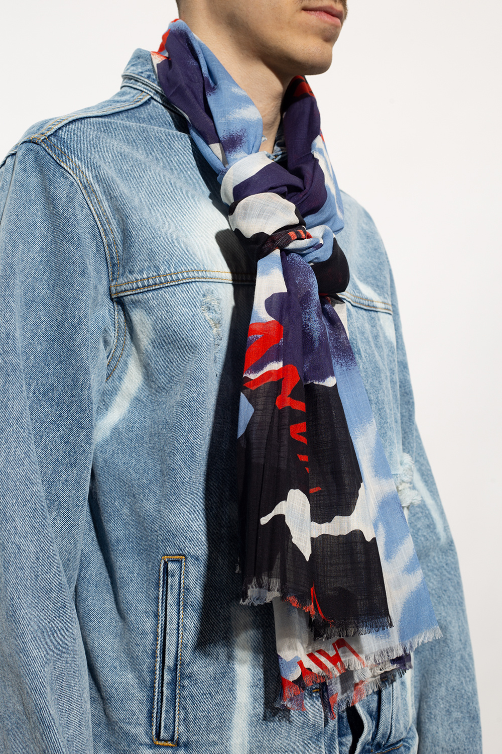 Lanvin Patterned scarf Men's Accessories Vitkac